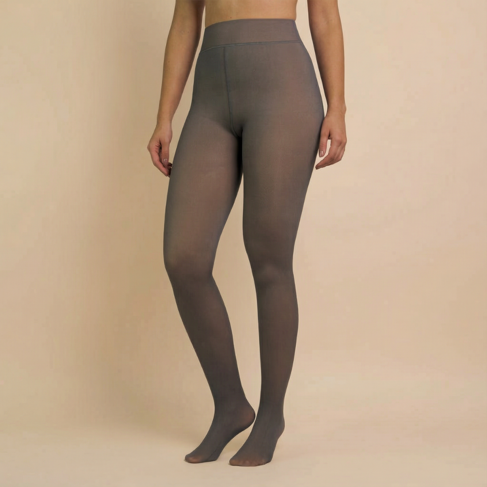 Collant Polaire Effet Transparent