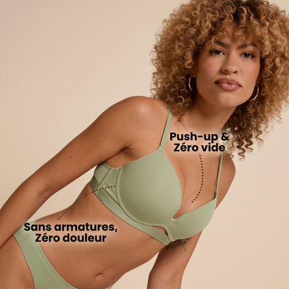 Soutien-Gorge Spécial AA–C | Push-Up Naturel, Maintien Parfait, Zéro Vide